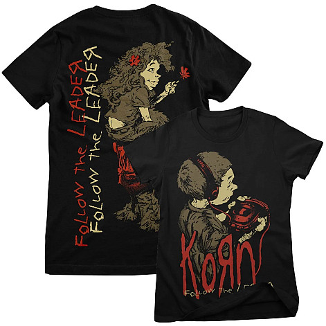 Korn t-shirt, Walkman Girly BP Black, ladies