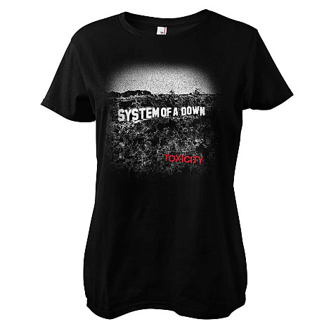 System Of A Down t-shirt, Toxicity V.2 Girly Black, ladies