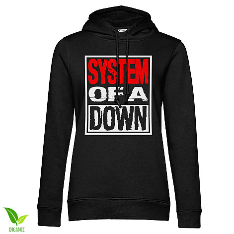 System Of A Down mikina, Logo Organic Girly Black, ladies