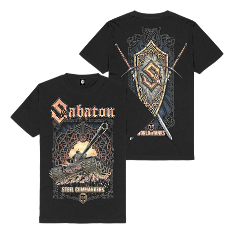 Sabaton t-shirt, Steel Commanders BP Black, men´s