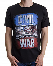 Captain America t-shirt, Civil War Cover, men´s