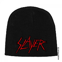 Slayer winter beanie cap, Scratched Logo