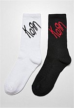 Korn 2 páry ponožek, Logo, unisex - velikost 47 - 50