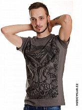 La Mort Clothing t-shirt, The Selfbeheading Woman Charcoal, men´s