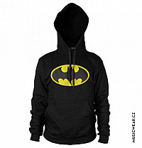 Batman mikina, Distressed Logo Hoodie Black, men´s