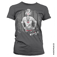 Marilyn Monroe t-shirt, Cowgirl Grey Swirl Girly, ladies