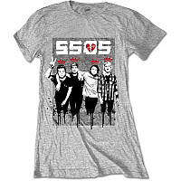 5 Seconds of Summer t-shirt, 2 Finger Dripped, ladies