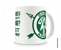 Arrow ceramics mug 250ml, Just Green Arrow It