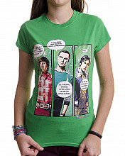 Big Bang Theory t-shirt, TBBT Superhero Quips Girly, ladies