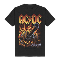 AC/DC t-shirt, Burning Salute Black, men´s