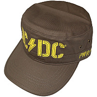 AC/DC snapback, PWR-UP & Stencil Logo Military Green, unisex