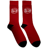 AC/DC ponožky, 50th Logo Red, unisex - velikost 6 až 11 (39 - 45)