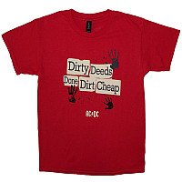 AC/DC t-shirt, Dirty Deeds Done Dirt Cheap Red, kids