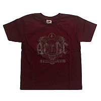 AC/DC t-shirt, Black Ice Maroon Red, kids