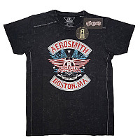 Aerosmith t-shirt, Boston Pride Washed Black, men´s