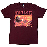 Alice in Chains t-shirt, Dirt Orange Maroon Red, men´s