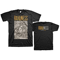 Baroness t-shirt, Gold & Grey BP Black, men´s