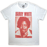 Barry White t-shirt, Box Photo White, men´s