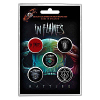 In Flames button badges – 5 pieces průměr 25 mm, Battles