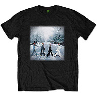 The Beatles t-shirt, Abbey Christmas Black, men´s