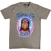 Notorious B.I.G. t-shirt, RIP Airbrush Grey, men´s