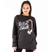 Billie Eilish t-shirt long rukáv, Neon Silhouette Charcoal Grey, men´s