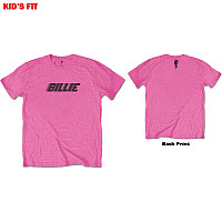 Billie Eilish t-shirt, Racer Logo & Blohsh BP Pink, kids