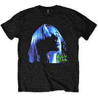 Billie Eilish t-shirt, Neon Shadow Blue Black, men´s
