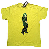 Billie Eilish t-shirt, Anime Billie Yellow, men´s