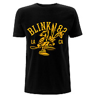 Blink 182 t-shirt, College Mascot Black, men´s