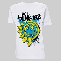 Blink 182 t-shirt, Smiley 2.0 White, men´s