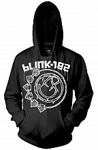 Blink 182 mikina, Stamp Black Pullover Black, men´s