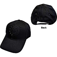 Blink 182 snapback, Black Six Arrow Smile Embroidered Black