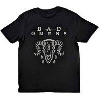 Bad Omens t-shirt, Ram Skull Black, men´s