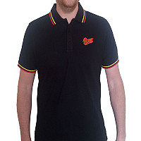 David Bowie t-shirt, Flash logo Polo Black, men´s