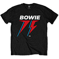 David Bowie t-shirt, 75th Logo Black, men´s