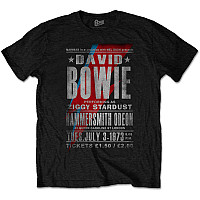 David Bowie t-shirt, Hammersmith Odeon, men´s