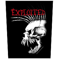 The Exploited back patch 30x27x36 cm, Bastard Skull