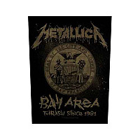 Metallica back patch CO+PES 30x27x36 cm, Bay Area Thrash