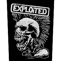 The Exploited back patch 30x27x36 cm, Vintage Skull