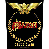 Saxon back patch 30x27x36 cm, Carpe Diem