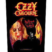 Ozzy Osbourne back patch CO+PES 30x27x36 cm, Patient No. 9