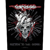 Carcass back patch 30x27x36 cm, Rotten To The Gore