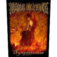 Cradle Of Filth back patch CO+PES 30x27x36 cm, Nymphetamine