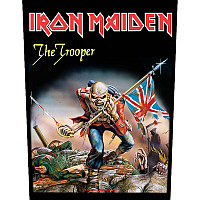 Iron Maiden back patch 30x27x36 cm, The Trooper, unisex