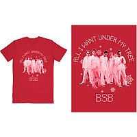 Bacpcstreet Boys t-shirt, All I Want Xmas Red, men´s