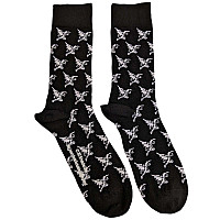 Black Sabbath ponožky, Demon Pattern Black, unisex - velikost 7 až 11 (41 až 45)