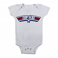 Top Gun baby body t-shirt, Top Kid Body White, kids