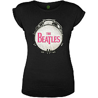 The Beatles t-shirt, Drum Fuchsia Glitter, ladies