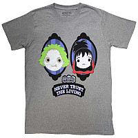 Beetlejuice t-shirt, Never Trust The Living Grey, men´s